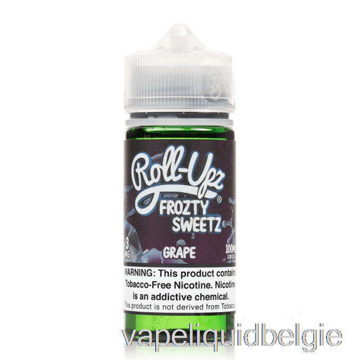 Vape België Druivenijs - Sap Roll-upz E-vloeistof - 100ml 3mg